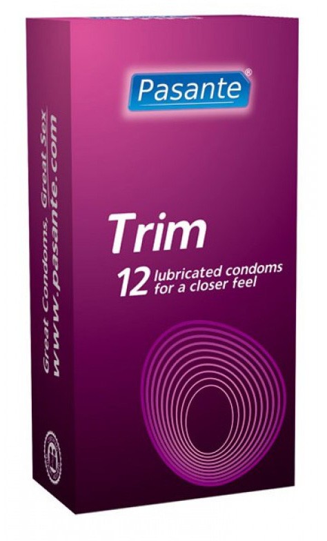 Préservatifs Pasante Trim - Lot De 72 Ou 144, Plus Petits, Lubrifiés, Latex Naturel
